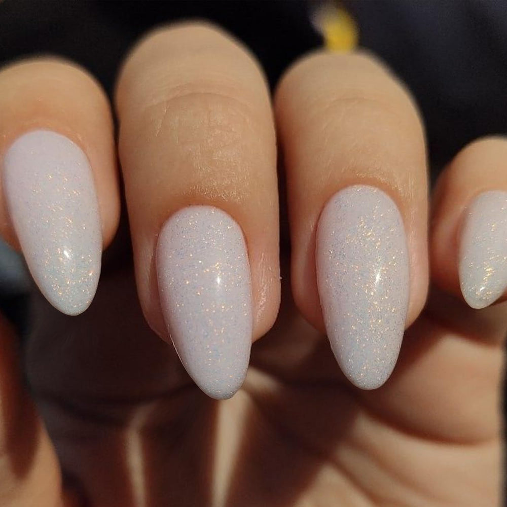 GLAMERMAID close-up of gel texture highlighting glossy salon shine