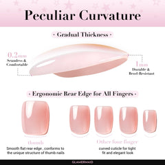 GLAMERMAID close texture shot of gel topcoat giving glossy, durable finish