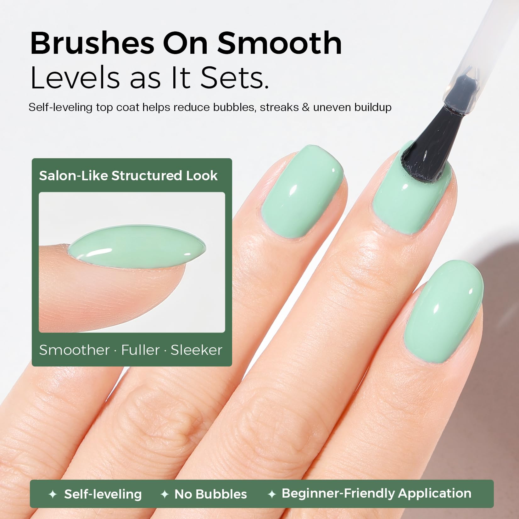 Glamonade application in progress sealing color for fast-dry convenience benefit