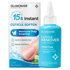 Glamonade front bottle showing compact design and quick-apply nozzle for neat use