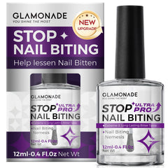 Glamonade bottle front view showing compact deterrent and clear design benefit