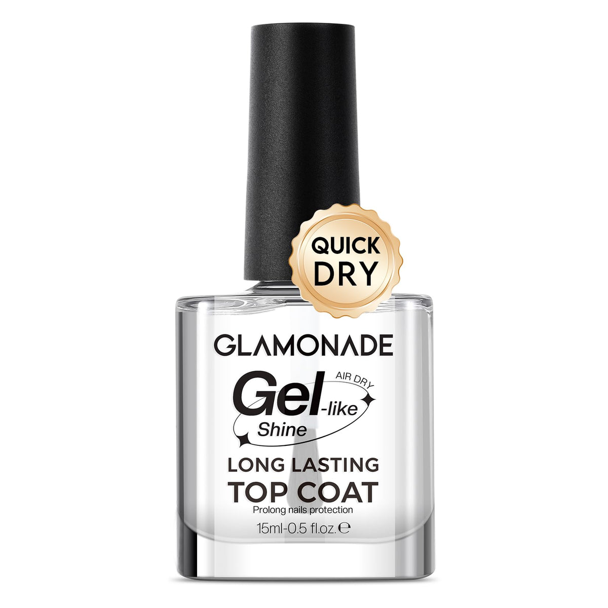 Glamonade front packaging showing clear top coat and glossy finish benefit
