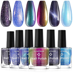 Glamonade front packaging showing six-shade holographic kit and benefits