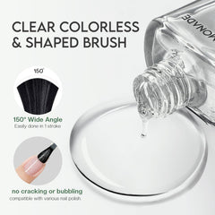 Glamonade glossy texture detail revealing high-shine, chip-resistant surface