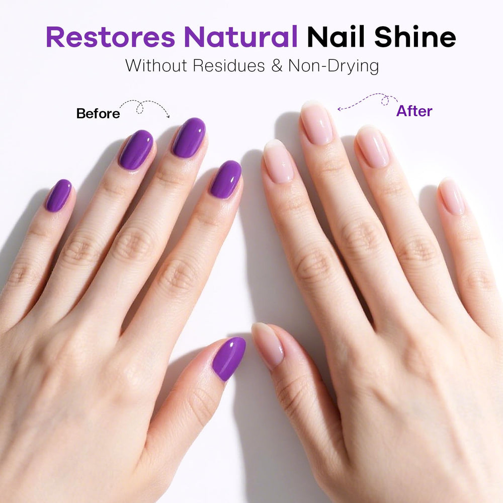 Glamonade grape seed oil label close-up highlighting nail hydration
