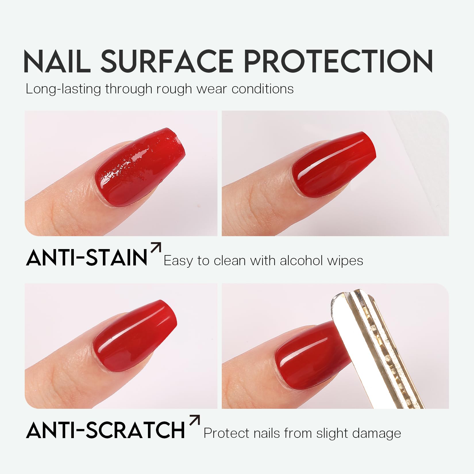 Glamonade label close-up showing ingredients and anti-yellowing benefit
