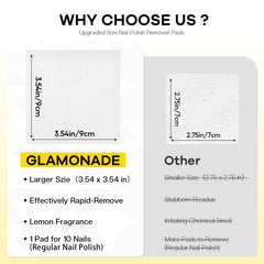 Glamonade lemon oil visual indicating gentle conditioning and odor neutralizing