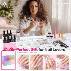 Glamonade home manicure setup showing comfortable, organized workspace