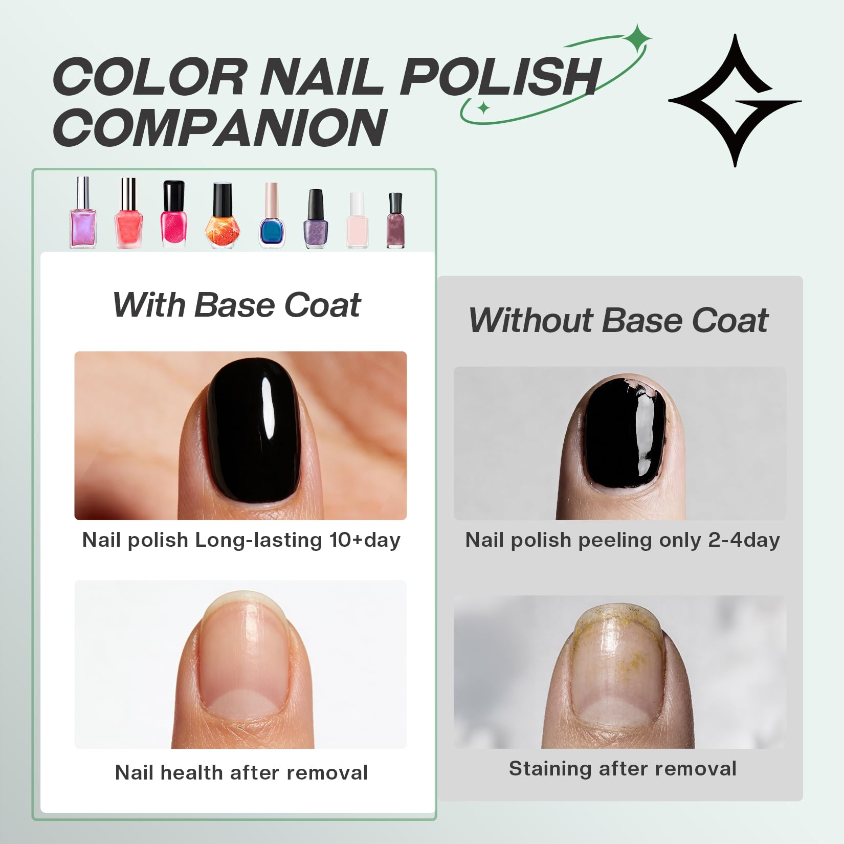Glamonade used in a home manicure scene for easy DIY benefit