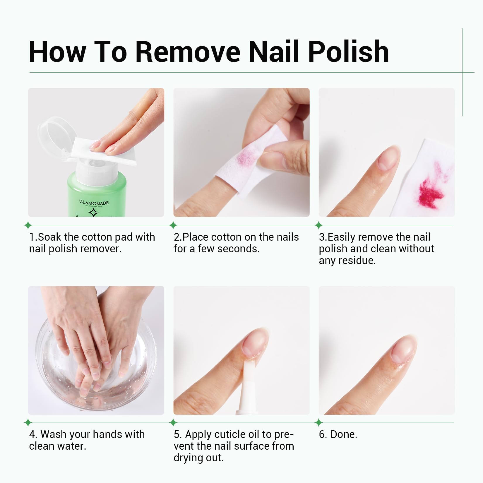 Glamonade on vanity with nail tools showing salon-style convenience
