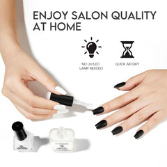 Glamonade in salon workspace illustrating professional use and quick drying benefit