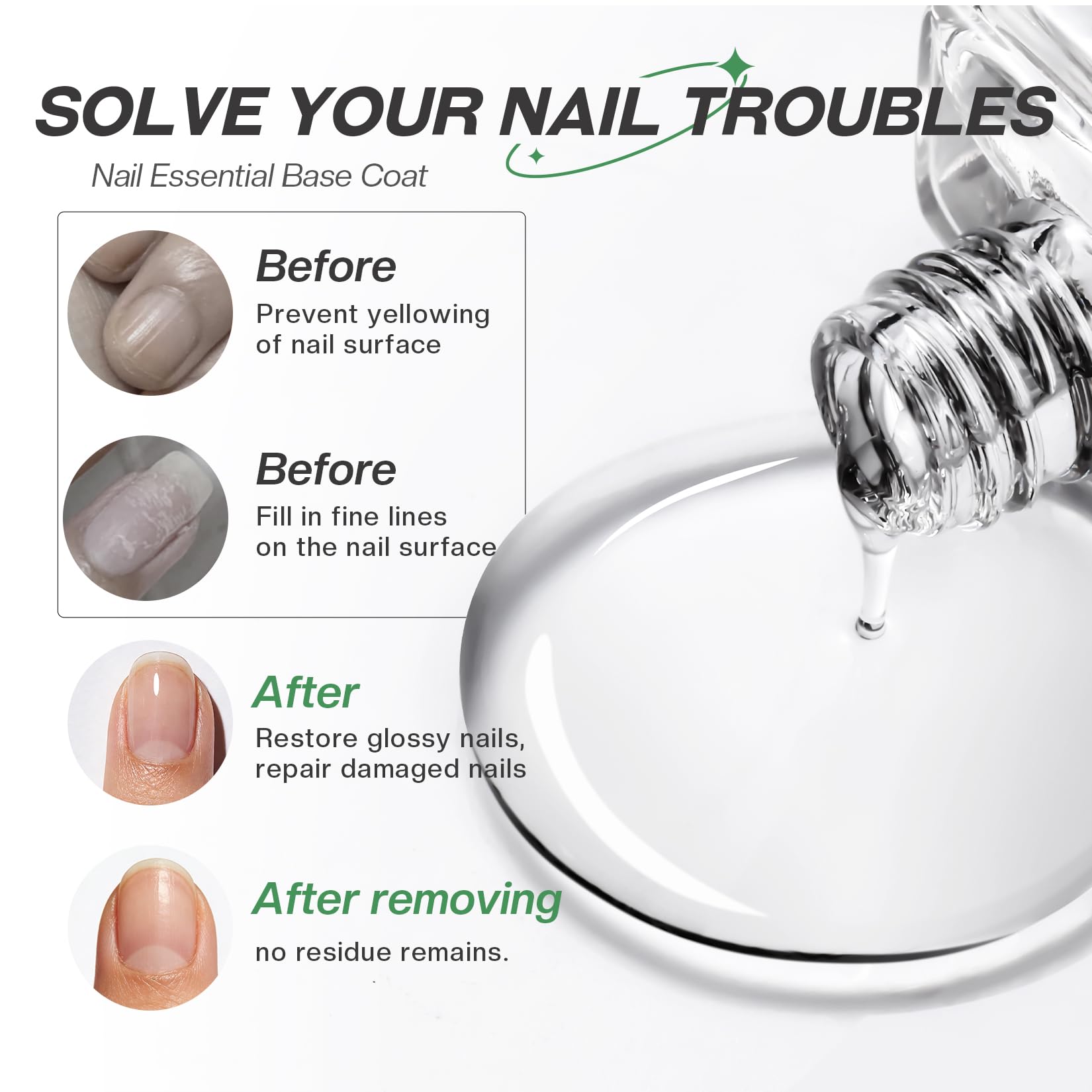 Glamonade being applied to fingernail for faster-drying benefit