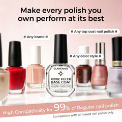 glamonade base coat bottle staged with color polish for protection demonstration
