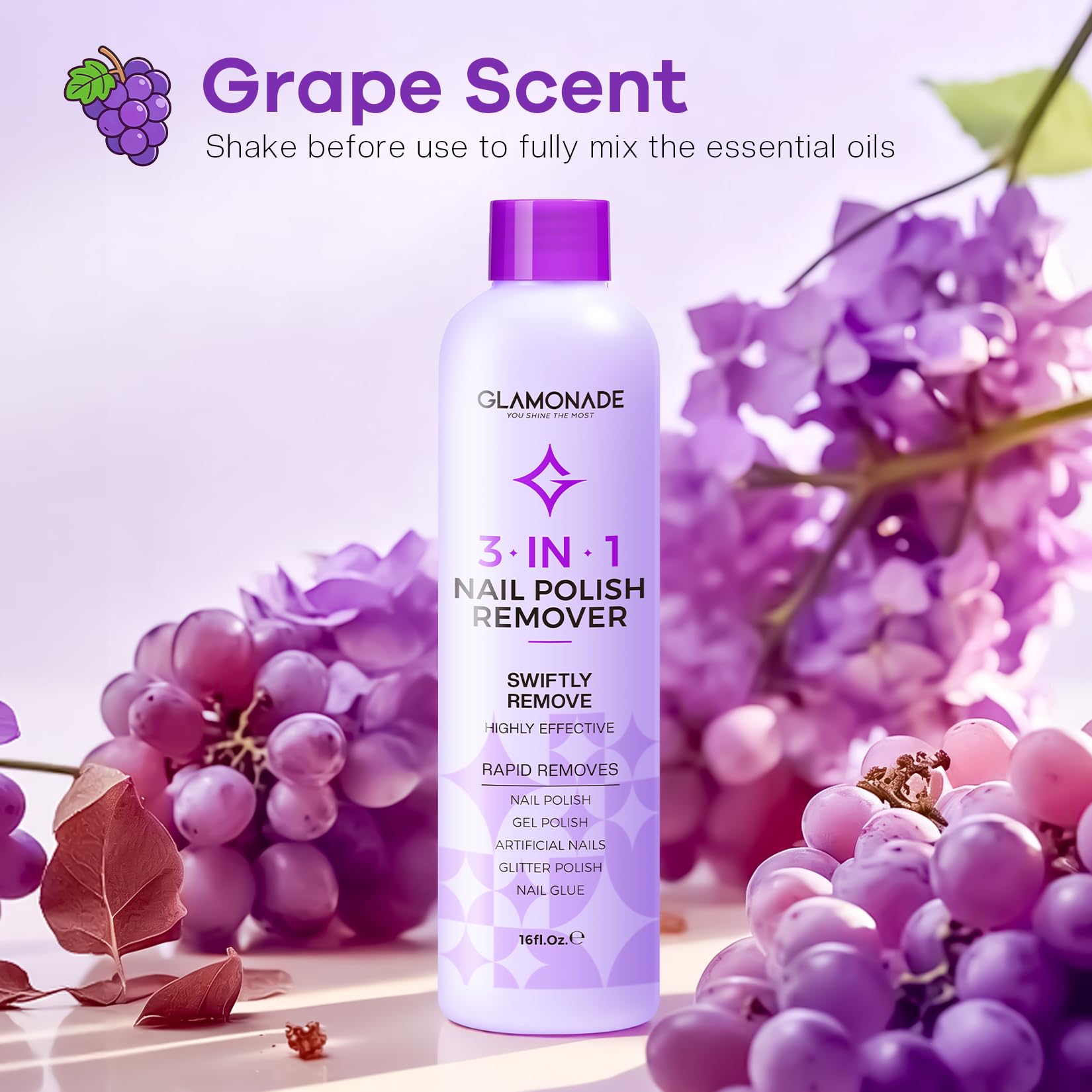 Glamonade droplet texture close-up emphasizing concentrated formula
