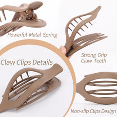 Glaudmeiss clip interior showing teeth and spring for strong hold