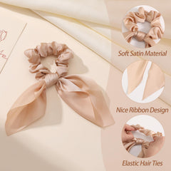 Glaudmeiss satin texture close-up of knot highlighting soft, no-pull finish