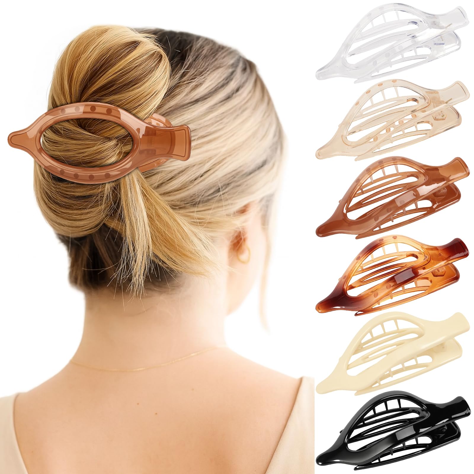 Glaudmeiss front view of amber clip pack showing compact design and neutral tones