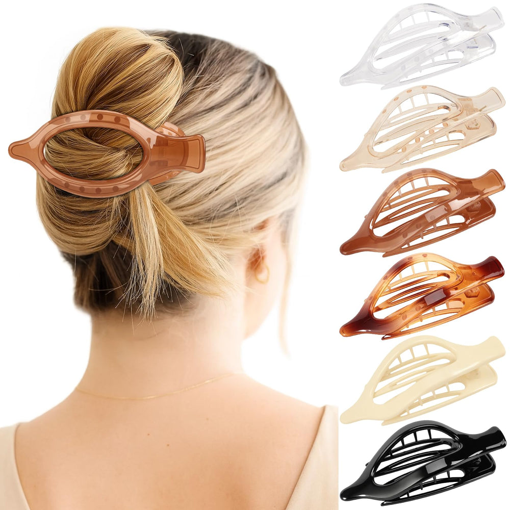 Glaudmeiss front view of amber clip pack showing compact design and neutral tones