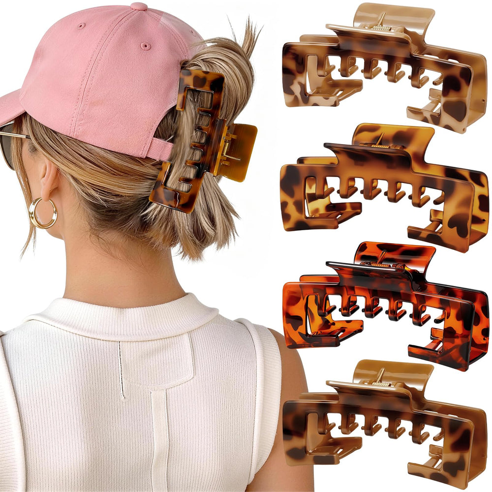 Glaudmeiss front view of XL hat claw clip showing secure grip
