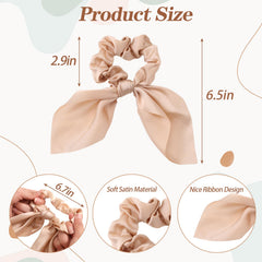 Glaudmeiss scrunchie worn in ponytail demonstrating secure comfortable hold