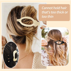 Glaudmeiss clip in hair half-up style showing comfortable low-profile hold