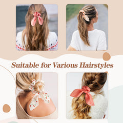 Glaudmeiss scrunchie beside coin showing compact size and travel ease