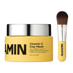 Gleamin front jar packaging showing product name and brightening benefit