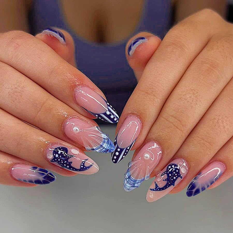 Gleamrain close-up of whale shark design highlighting detailed art and visual impact