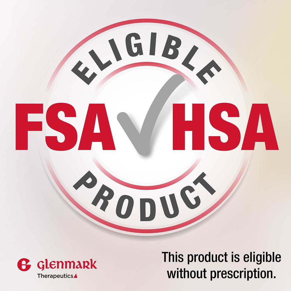 Glenmark adapalene tube on bathroom vanity illustrating nightly skincare routine