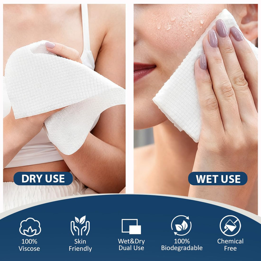 GLIMGLINT towel beside ruler illustrating compact size and convenience