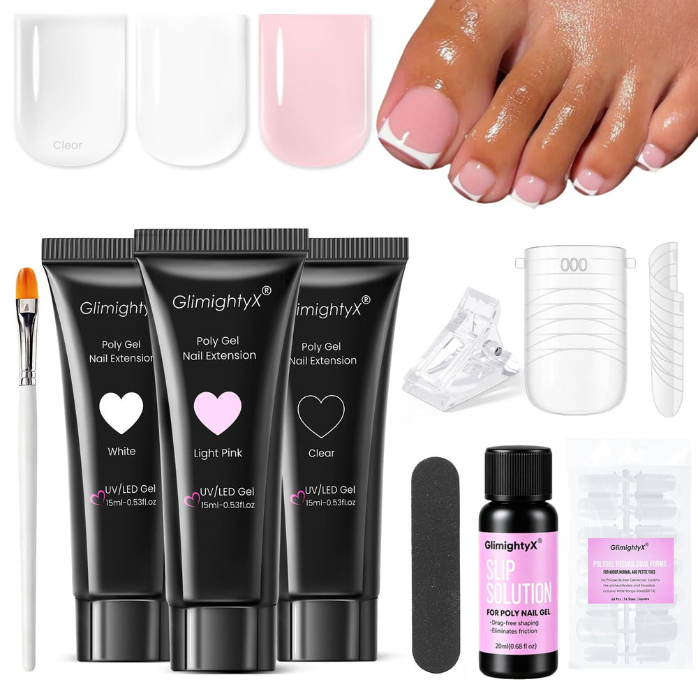 GlimightyX front packaging showing kit contents and benefit of complete set