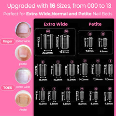 GlimightyX in-use on toe showing wide fit flexibility and stable curing
