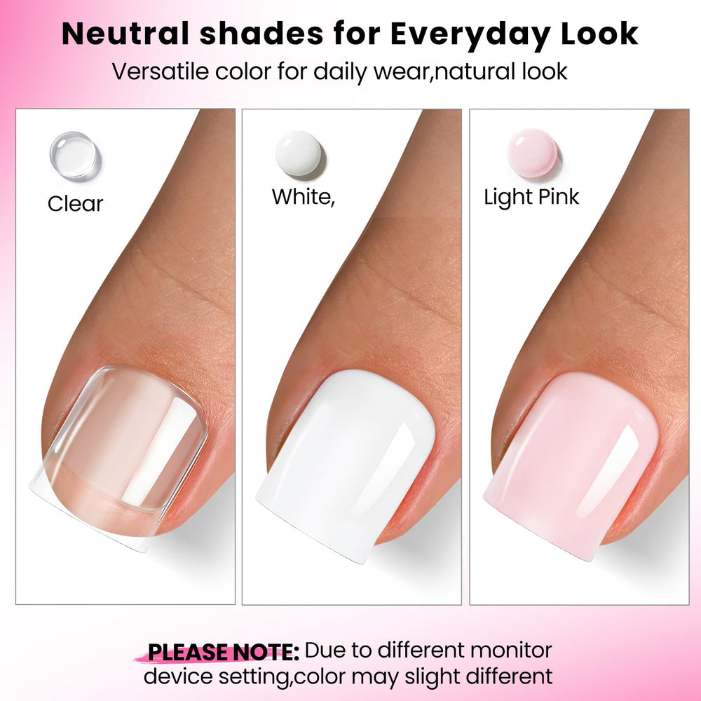 GlimightyX polygel texture swipe to show smooth consistency and control