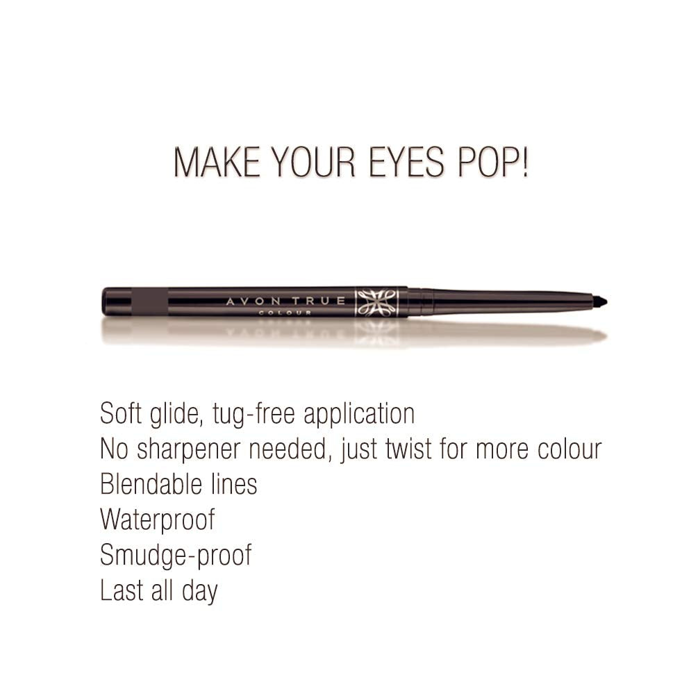 Avon Glimmerstick Majestic Plum swatch stroke showing rich plum color payoff
