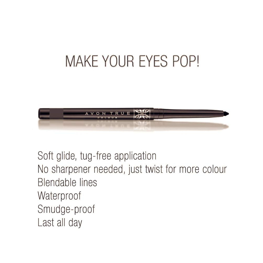 Avon Glimmerstick Majestic Plum swatch stroke showing rich plum color payoff