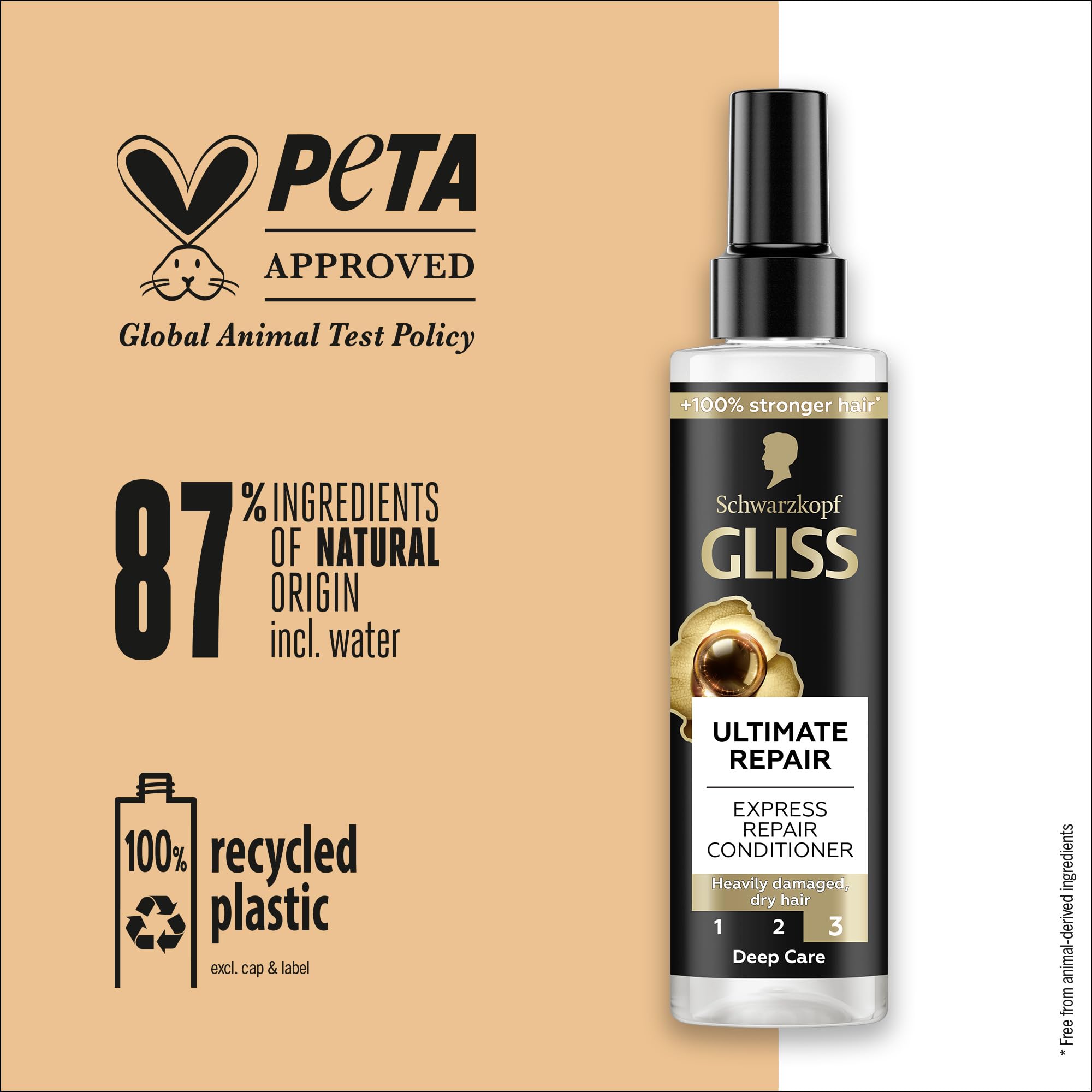 GLISS nozzle close-up highlighting precise spray for targeted application
