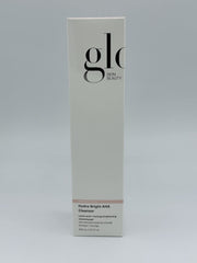 Glo Skin Beauty bottle held in hand showing 6.7 oz scale for travel and storage