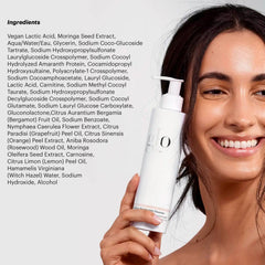 Glo Skin Beauty moringa seed extract visual highlighting antioxidant brightening benefit