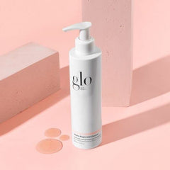 Glo Skin Beauty foam texture close-up demonstrating gentle lather and soft exfoliation