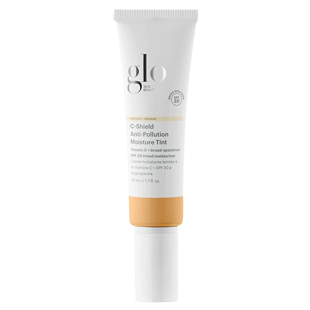 Glo Skin Beauty front packaging showing tinted moisturizer and SPF benefits