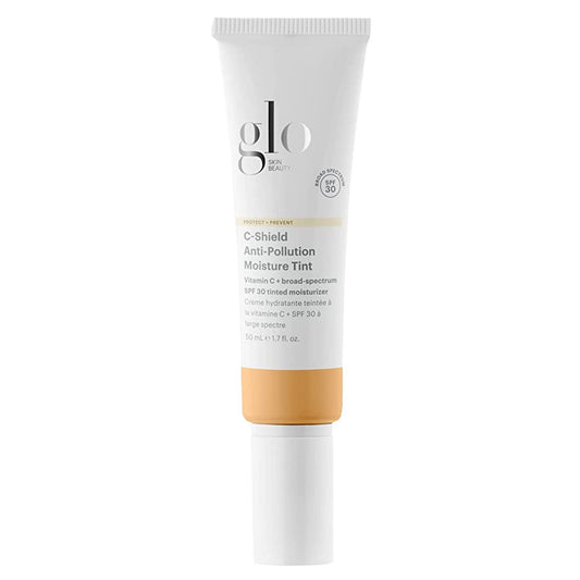 Glo Skin Beauty front packaging showing tinted moisturizer and SPF benefits
