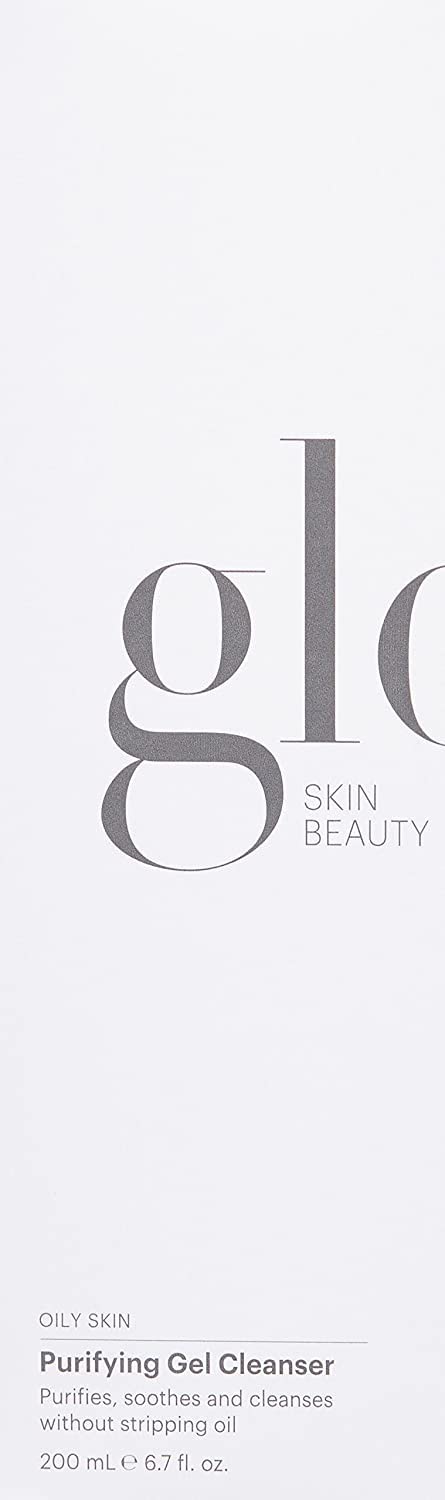 Glo Skin Beauty gel dispensed on fingertips demonstrating lightweight spreadability