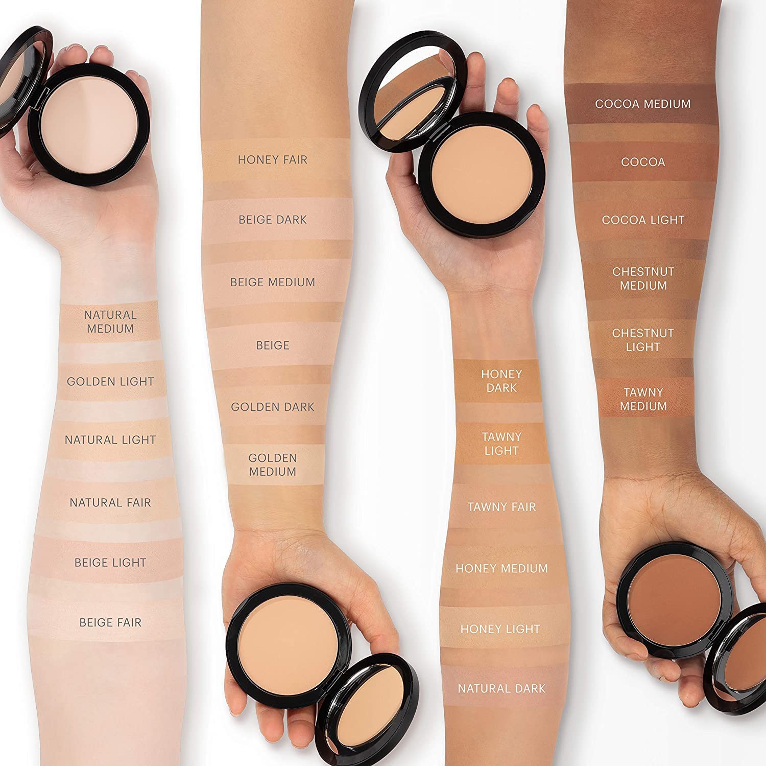 glo skin beauty applying with brush demonstrates easy blending and buildable coverage