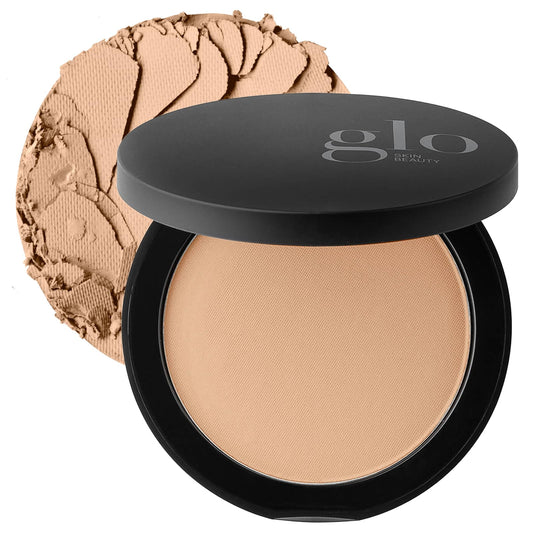 glo skin beauty compact front view shows polished packaging and portability benefit
