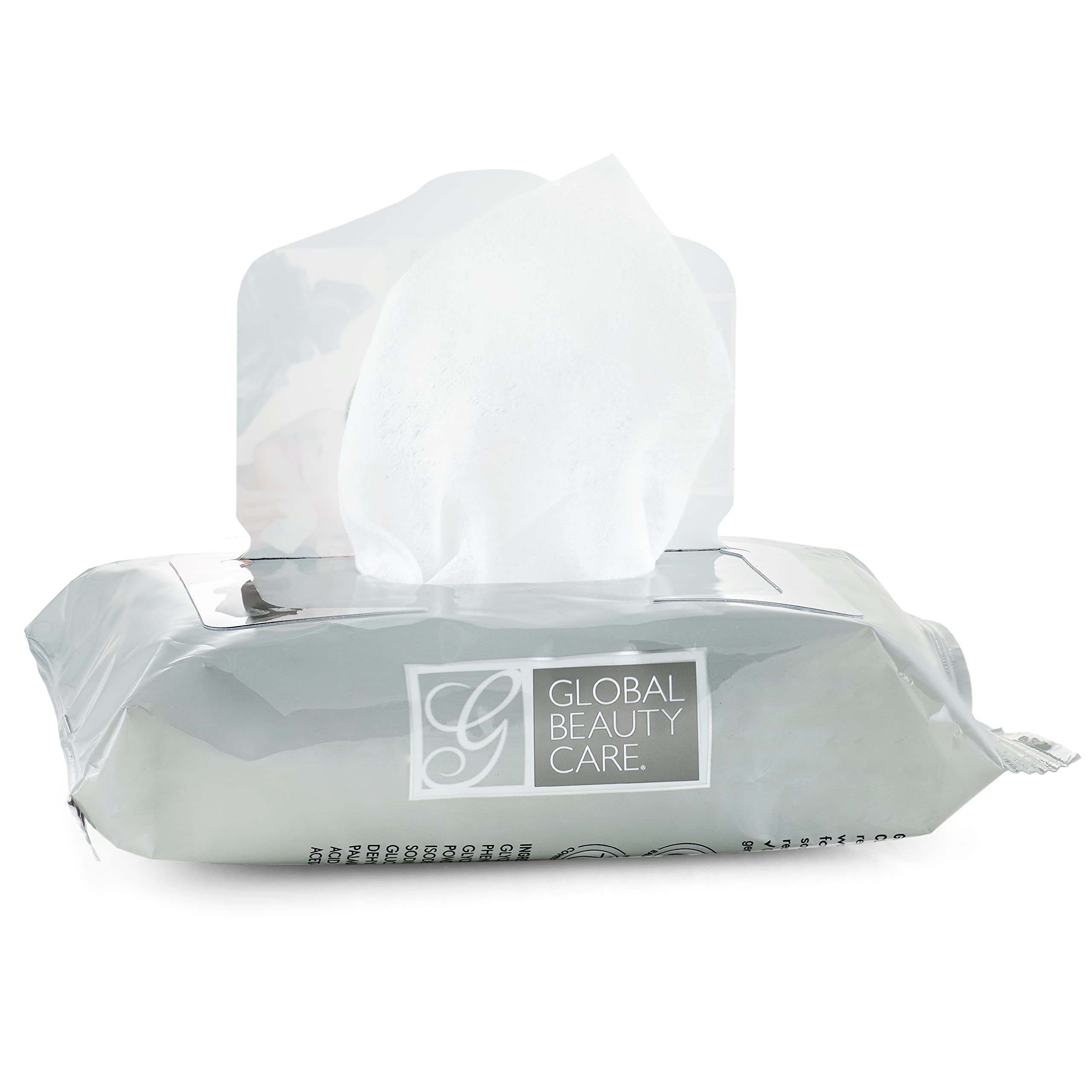 Global Beauty Care close-up wipe texture demonstrating gentle soft fabric