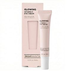 Global Beauty Care front jar showing product label and size, conveys clarity
