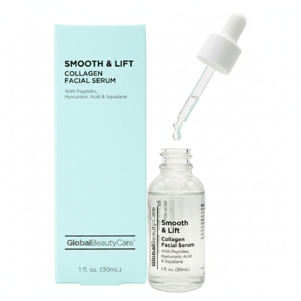 Global Beauty Care front packaging showing bottle and branding for easy recognition and trust