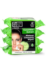 Global Beauty Care front packaging showing 120 wipes and cooling cucumber benefit