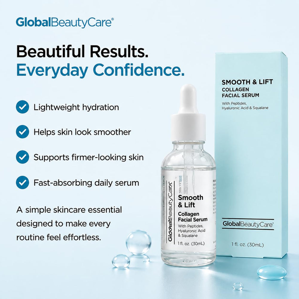Global Beauty Care product label close-up showing active ingredients list for informed purchase