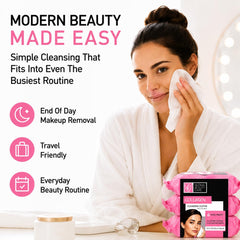 Global Beauty Care travel-ready packs inside a bag, perfect on-the-go cleansing